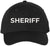 Sheriff Embroidered Baseball Cap | USA Law Enforcement Officers Cops Text | Structured Hat