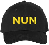 Nun Embroidered Baseball Cap | Sister Holy Women Text Church Christian Structured Hat