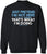 Just Pretend I’m Not Here That’s What I’m Doing Printed Sweatshirt Funny Sarcastic Quote Cotton Blend Pullover