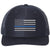Army Universe Thin Blue Line USA Flag Snapback Trucker Hat Adjustable Mesh Back Baseball Cap