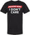 Breaking News I Don’t Care Printed T-Shirt | Funny Sarcastic Graphic Tee for Men Women | Humor Quote Tee Gift, Black