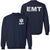 EMT Sweatshirt | Double-Sided Printed Emergency Medical Technician First Responder Crewneck Top