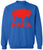 Buffalo Mafia Distressed Crewneck Sweatshirt | New York Bill Football City Fan Club Pullover Game Day Top