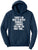 There's No Need To Repeat Yourself, I Ignored You Fine The First Time Funny Sarcastic Polycotton Hooded Sweatshirt