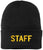 STAFF Beanie Warm Winter Watch Cap Embroidered STAFF Uniform Work Winter Hat