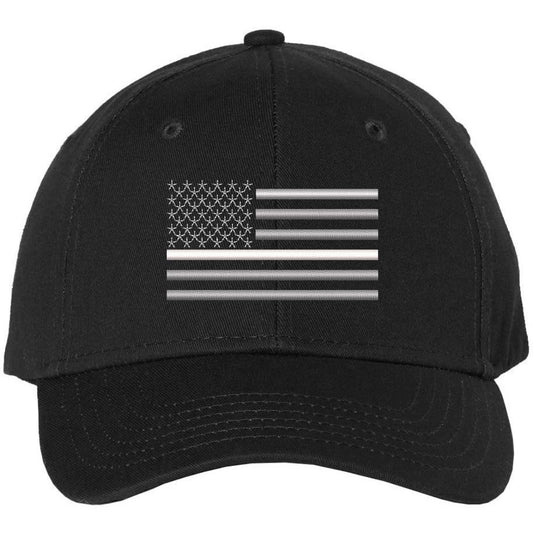 Thin White Line USA Flag Hat American Flag Baseball Cap | Support EMS EMT & First Responders