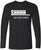 SHHHH No One Cares Printed Long Sleeve T-Shirt | Sarcastic Funny Casual Slogan Crewneck Shirt for Men & Women