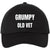 Grumpy Old Vet Embroidered Dad Hat Baseball Cap Funny Gift for Army Military Veteran
