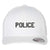 POLICE Flexfit Fitted Hat - Structured Uniform Baseball Cap for Security, Guard & Law Enforcement Officers