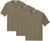 Solid Performance Military Tactical T-Shirts | 100% Polyester Moisture Wicking Tee Shirts, 3-Pack