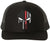 USA Flag Skull Punisher Embroidered Trucker Hat | Thin Blue Line or Thin Red Line American Baseball Cap