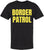Border Patrol Printed T-Shirt | Double-Sided Prop Costume Funny Party Tee Shirt for Men & Women