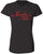 Naughty & Nice Women’s Printed T-Shirt | 100% Cotton Cute Holiday Graphic Christmas Tee Shirt for Women, Black
