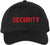 Security Baseball Hat | Embroidered Hat for Security Guard Uniform Officer Bouncer Bodyguard Cap for Men & Women