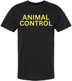 Animal Control Crewneck Sweatshirt | Dept Shirt for Catcher & Cleaner of Pets & Animals Team Work Long Sleeve, Black
