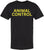 Animal Control Crewneck Sweatshirt | Dept Shirt for Catcher & Cleaner of Pets & Animals Team Work Long Sleeve, Black