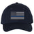 Thin Blue Line USA Flag Hat American Flag Baseball Cap Support & Honor Police Officers