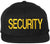 Premium SECURITY Snapback Hat | Large Embroidery Adjustable Flat Bill Cap for Security Officers & Guards