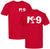 K9 Canine Bold Police Dog T-Shirt | Double Sided K-9 Law Enforcement Dogs Handler Tee Shirt