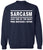 Sarcasm Sweatshirt Funny Sarcastic Saying Crewneck Pullover Humor Graphic Sweatshirt for Men Women