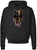 Patriotic Skull American Flag Printed Hoodie | Distressed USA Reaper Punisher Style Graphic Sweatshirt, Black