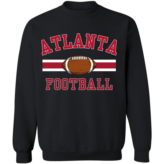 National Football US City League Teams Crewneck Sweatshirt | USA City Warm Sports Fan Gameday Pullover