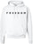Freedom Hoodie Sweatshirt | Charlie Kirk Political Patriotic Last Moment Inspired Hooded Pullover, White