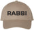 Rabbi Embroidered Baseball Cap | Text Spiritual Leader Torah Scholar Trip School Structured Adjustable Hat