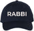 Rabbi Embroidered Baseball Cap | Text Spiritual Leader Torah Scholar Trip School Structured Adjustable Hat