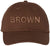 Color Text Embroidered Dad Hat Adjustable Matching Color Rush Tone on Tone Baseball Cap