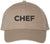 Chef Embroidered Baseball Hat | Professional Cook Head or Sous Culinary Expert Hat | Structured & Adjustable