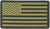USA American Flag Patch Military Uniform Hook Loop US Flag Accessory Patch (Many colors to choose from!)