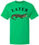 Later Alligator Printed T-Shirt Funny Animal Retro Graphic 100% Cotton Crewneck Tee