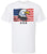 USA Eagle Flag Printed T-Shirt Patriotic American Bald Eagle Graphic 4th of July Cotton Tee