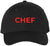 Chef Embroidered Baseball Hat | Professional Cook Head or Sous Culinary Expert Hat | Structured & Adjustable