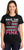 US Flag Back The Pink Breast Cancer Ribbon T-Shirt | USA Awareness & Support Unisex Tee Shirt, Black