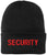 SECURITY Embroidered Beanie Warm Winter Watch Cap Security Guard Officer Uniform Outdoors Hat