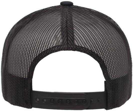Security Guard Trucker Hat | Large Text Embroidered Bouncer Mesh Snap Back Officer Work Duty Cap