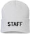 STAFF Beanie Warm Winter Watch Cap Embroidered STAFF Uniform Work Winter Hat