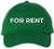 For Rent Sign Embroidered Dad Hat | Adjustable Funny Gift Baseball Cap for Men and Women