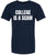 College Is a Scam T-Shirt Trendy Anti-College Statement Printed Funny Unisex Crewneck Cotton Tee