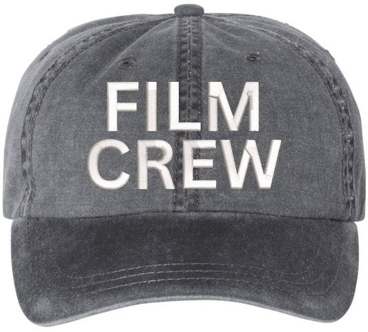 Film Crew Embroidered Dad Hat Washed Cotton Vintage Movie Personnel Adjustable Baseball Hat