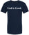 God Is Good Printed T Shirt Inspirational Faith Religious Slogan Tee 100% Cotton Crewneck