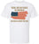There Are No Kings In America No One Is Above The Law Printed T-Shirt USA Flag Patriotic Political Statement Crewneck Tee