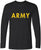 Army PT Style Long Sleeve T-Shirt | US Army Military Physical Training Exercise Workout Gear Long Shirt