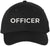 Officer Embroidered Baseball Cap | Hat for Police Military Captain Official | Structured with Hook & Loop Closure