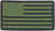 USA American Flag Patch Military Uniform Hook Loop US Flag Accessory Patch (Many colors to choose from!)