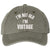 I'm Not Old I'm Vintage Embroidered Washed Cotton Dad Hat Retirement Father's Day Funny Gift Cap