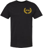 SPQR Roman Eagle Feather Printed T-Shirt | Ancient Roman Empire Latin Historic Military Crest Tee