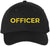 Officer Embroidered Baseball Cap | Hat for Police Military Captain Official | Structured with Hook & Loop Closure